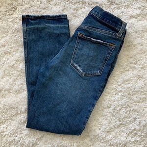 Abercrombie Ankle Straight Ultra High Rise Denim